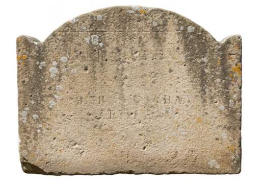 Isolated Tombstone Gravestone Sandstone Monument Stone Death Peace Png