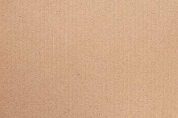 Cardboard sheet texture background, detail of recycle brown paper box pattern.