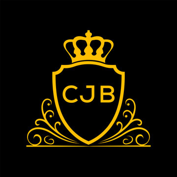 Dynamic Tech Logo Design with CJB Letters and Abstract Motion Elements &ndash; Modern Business Identity. CJB Letter logo.
