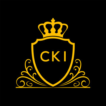 Dynamic Tech Logo Design with CKI Letters and Abstract Motion Elements &ndash; Modern Business Identity. CKI Letter logo.
