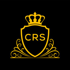 Dynamic Tech Logo Design with CRS Letters and Abstract Motion Elements – Modern Business Identity. CRS Letter logo.
