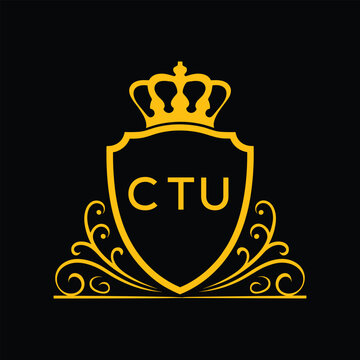 Dynamic Tech Logo Design with CTU Letters and Abstract Motion Elements &ndash; Modern Business Identity. CTU Letter logo.
