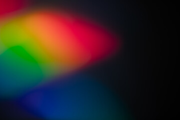 light leak overlay effect with bokeh rainbow light leaks,retro noisy film texture light leak flare...