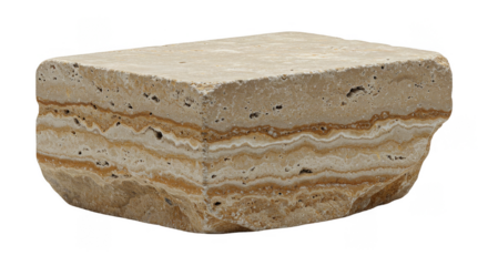 Isolated Rock Texture Layers Sandstone Sedimentary Geology Transparent