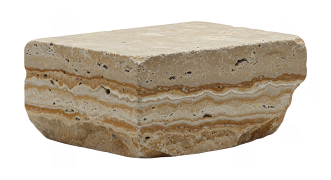 Isolated Rock Texture Layers Sandstone Sedimentary Geology Transparent