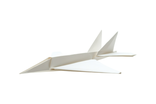 Paper airplanes are toys made by folding paper into the shape of an airplane and used to glide through the air.
