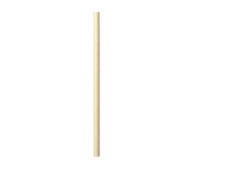 Isolated Wooden Stick Pole Vertical Slim Object on Transparent BG