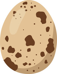 Quail Egg Vector Cartoon Illustration

