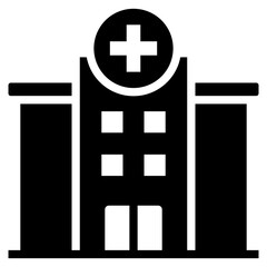 Obraz premium Hospital Icon