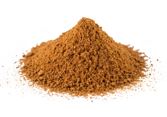 Pile of Brown Spice Powder Heap Ingredient Transparent Background