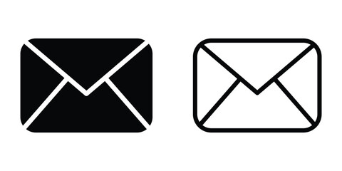 Mail icon, Email icon, E-mail. Email glyph icon