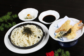 food, japanese cuisine, delicious, tempura udon