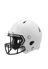Fototapeta premium Protective White Football Helmet Sport Safety Equipment Transparent PNG