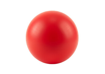 Red Ball Sphere Object Isolated on Transparent Background Image