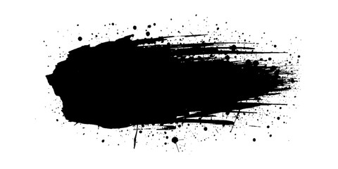 Vector stylish brush strokes grunge with a rough