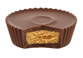 Reeses Chocolate Peanut Butter Cup Sweet Dessert Food Isolated