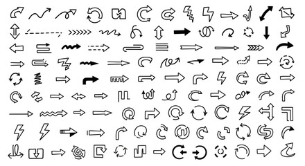 Diverse Arrow Icons & Directional Symbols Vector Pack