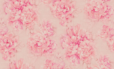 All Over Botanical Pattern with Floral Textures