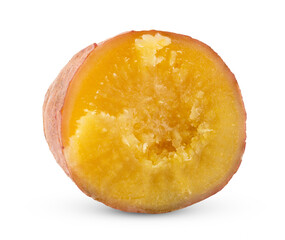 yam potato isolated on transparent png (Image from camera)