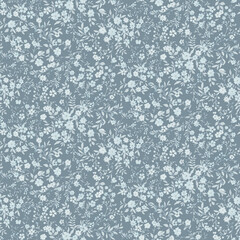 Floral Leaf Pattern Seamless Design with Textures