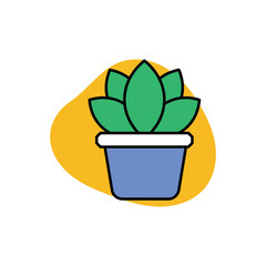 Plant Icon vector stock illustration