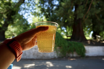 リンゴ農園のアップルサイダー