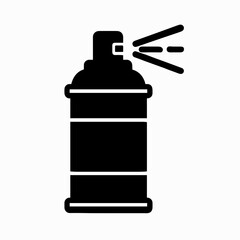 Spray paint can icon symbolizing street art and graffiti – filled