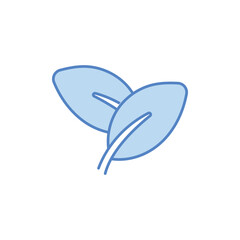 Leaf Icon vector stock illustration