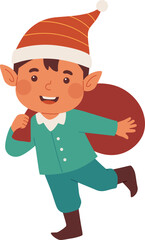 Playful Christmas Elves

