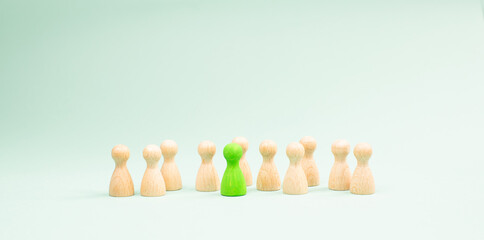 Leader of group, working as a team, new ideas, goals, plans and strategy for success, teamwork and...