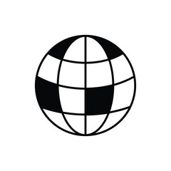 Earth Icon vector stock illustration