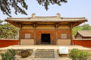 Fototapeta premium Nanchan Temple, Wutai County, Xinzhou, Shanxi, China