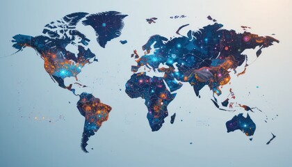 Global Network: A Cosmic World Map