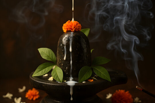 Sacred shivling worship simple compose 01jzk3b7zpe5ractkfz68axa51