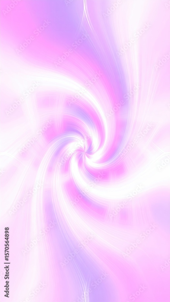 Poster abstract swirling design in pink purple and white creating a soft gradient background with light and