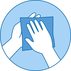 Washing hands step 11

