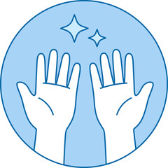 Washing hands step 12

