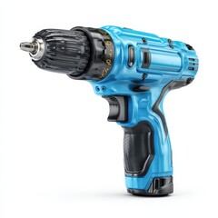 Modern Blue Cordless Drill Power Tool for DIY Home Improvement Projects
