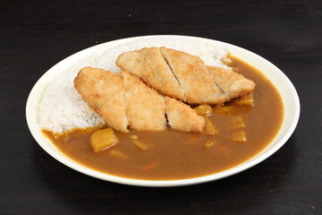 food, japanese cuisine, delicious, curry fish cake rice