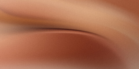 A smooth abstract background features a gradient of brown, orange, and red colors creating a soft...