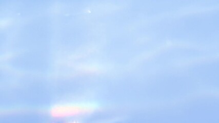 Blue abstract smooth bokeh light leak, water blurred motion, sunlight lens flare - Powered by Adobe