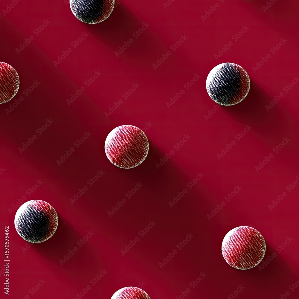Aufkleber red and dark red circular pattern on deep red background