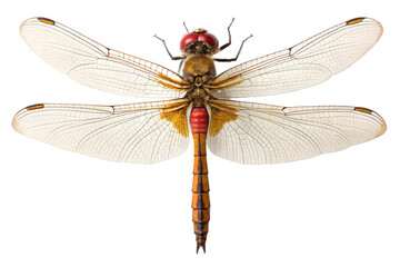 Dragonfly Top View Macro