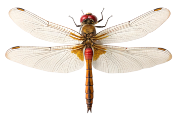 Dragonfly Top View Macro