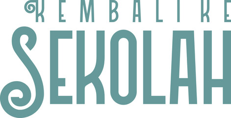 Kembali ke Sekolah Typography