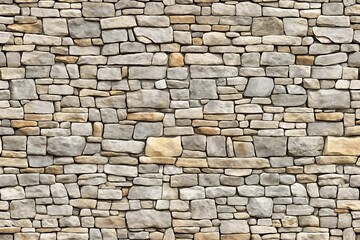 Wall made of stone and gray