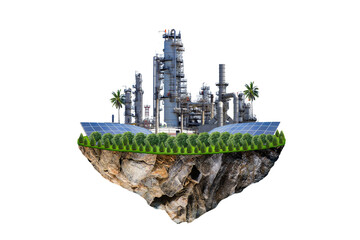 oil refinery factory