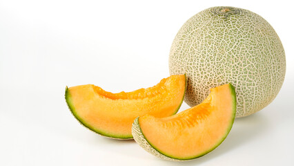 果物_みずみずしい赤肉メロン