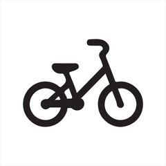 bicycle isolated on white