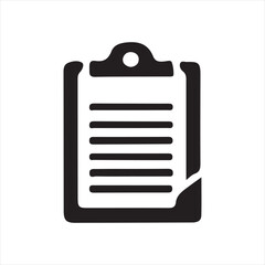 clipboard icon vector illustration
